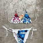 Ed Hardy  Skull Bikini Set • Y2K Tattoo • 2000s Vintage • NWT • Size S/M ( NEW ) Photo 3