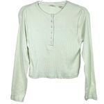 Levi's Levi’s Green Meadows Mist Sunbloom Everyday Henley Shirt XS New Photo 0