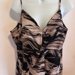 Bar III  Black and Brown Animal Print Dress Size 14 Photo 0