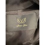 Betty Blue Rhinestone Kiss Short Sleeve Shirt Dress Black Women's Size 44 Photo 5