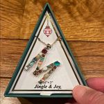 Pink JeweledNecklace with Gold Details New in box Red Photo 0