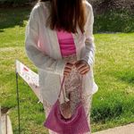 Blue Blush Floral Wide Leg Bottoms Photo 9