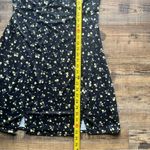 Marilyn Monroe  Women's Black Yellow Floral Print Sleeveless Dress Sz Large Photo 6