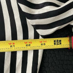 Vintage‎ white and black striped floral 100% silk jacket/cardigan size 10 Photo 11