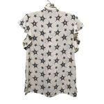 ZARA  Star Blouse Sleeveless Button Down Ruffled Women’s Size XS Photo 8