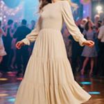 Women's Casual Long Sleeve Smocked Dress size X Photo 9