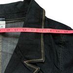 NWT Z Cavaricci Dark‎ Denim Jacket 2X Stretch Contrast Stitching Notched Lapel Blue Photo 7