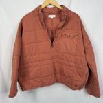 O'Neill  Mable Quilted Pullover Jacket Coral Size L Photo 8