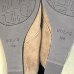 Unisa   Color Tan Wedge Boots Lace Up Faux Suede Rubber Sole Size 10 NWOT Photo 6