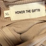 Honor The Gift Tan/Beige Ribbed Long Sleeve Sweater Dress Size XL Tan Photo 3