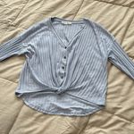 Hippie Rose 🍂Button down knotted long sleeve shirt🍂 Photo 0