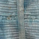 Love Shack Fancy Blue Tie Dye Edie Midi Botton Down Dress READ Photo 3