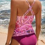 Cupshe Women's Tankini Sets Two Piece Swimsuit... Photo 3