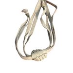 Anthropologie Semi Precious Beaded Necklace Ladder Pendant Suede Leather 33" NWT Photo 3