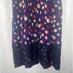 Moulinette Soeurs Silk Ruffle Polka Dot Dress in Color Drenched Size 4 Photo 4