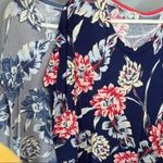 Gap Women’s Lightweight Floral Sweater Bundle Gray & Navy Long Sleeve Size Small Photo 3