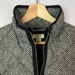 J.Crew  Tan & Black Excursion Herringbone Quilted Full Zip Vest XXS Photo 3