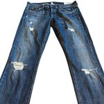 Rag and Bone  Denim Dre Distressed Jeans Pants Dark Colvin Wash Size 28 Women's Photo 5