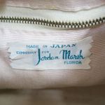 Jordan Vintage 70s Marsh Crochet Raffia Kisslock Satchel Handbag Photo 9