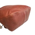 American Leather Co Dayton Crossbody Brandy Tooled Bag Brown Photo 2