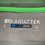 Ariat  Tek‎ Quarter Zip Jacket Gray Green Chest Pocket Size Large Photo 1