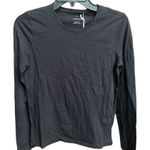 Everlane  The Organic Cotton Long-Sleeve Crew Tee Black Size Small Photo 0