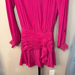 Ramy Brook  Becca‎ Ruched Waist Mini Dress Magenta Size 00 Photo 3
