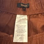 Quince NWT  100% European Linen High Waisted Brown  Shorts Sz S Photo 2
