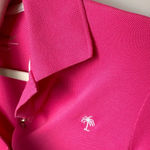 Lilly Pulitzer Pink Polo with Palm Tree - Size XS Photo 2
