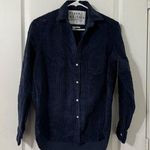 Frank & Eileen Relaxed Fit Corduroy Button-Up Shirt Lagoon Blue XXS Photo 1