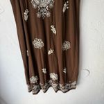 Charter Club Size Large Boho Embroidered Cotton Modal Mini Dress Artsy Photo 2