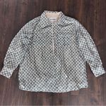 Steve Madden  checker sequin shirt jacket Photo 0