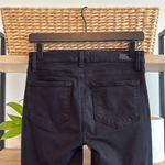 Paige  Verdugo Crop Mid-Rise Black Skinny Jeans, 27 Photo 4