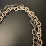Chain Glittery Infinity Statement necklace Tri Photo 5