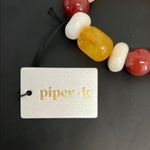 Piper  K Red Agate & Dyed Quartz Beaded Bracelet Photo 1