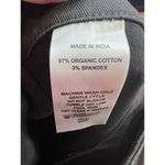 Quince Organic Stretch Cotton Twill Straight Leg Cropped Pants Size 29 Black NWT Photo 7