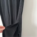 Aerie Ribbed Sleeveless Side Cinch Maxi Dress Black XL Photo 3