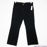 J Brand NEW black selena bootcut midrise skinny crop corduroy pants, 30 Photo 3