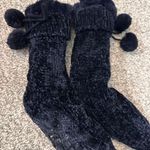 Jane & Bleecker navy blue sweater socks Photo 0