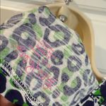 Lilly Pulitzer  Lexie Shirt Leopard Thrill Of Chase XL Photo 6