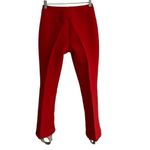 Vintage Bogner Ski Pants Wide Leg Stirrup Red Wool Women's 6 Red Photo 1