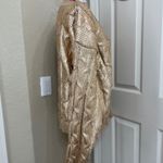 rock'n roll Rock & Roll gold metallic sweater size L Photo 2