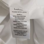 Lulus White Satin Mini Dress with Puffy Sleeves NWT Size Large Bridal Mini Dress Photo 10