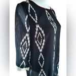 Liberty Love Black, Ivory & Red Aztec Sheath Mini Dress I EUC I Size XS Photo 1