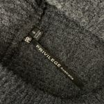 Privilege Australia Blue Gray Sweater Dress 8 Long Sleeve Cozy Minimalist Chic Photo 3