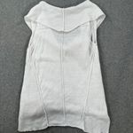Eileen Fisher Sleeveless Linen Top Women Small White Knit Pocket Collared V-Neck Photo 6