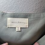 MELLODAY Ditsy Floral Square Neck Blouse Shirt Green Pink Cottagecore Women's XL Photo 10