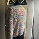 Vintage 80/90s Genesis bright colorful marled long sleeve sweater, size large Pink Photo 8