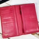 Chanel Pink Croc Stitched Canvas Reissue Wallet Photo 5