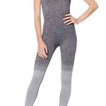 Lululemon  Black to Lt. Cast Gray Balance & Resist Onesie Workout Bodysuit Size 4 Photo 0